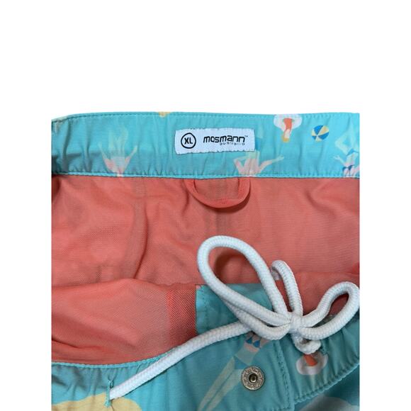 Mosmann Australia 7" Swim Trunks Men XL‎ Mesh Lined Swimsuit Beach Vacation Pair - Picture 4 of 11